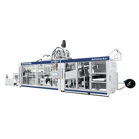 HFTF 80T เครื่องถ้วยดีไซน์เอียงสำหรับบรรจุภัณฑ์อาหาร